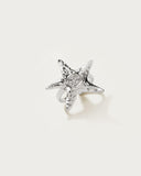 Silver Starfish - Rings - Stainless Steel - Adjustable