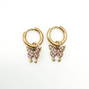 Sparkly Butterfly - Oorbellen - Stainless Steel