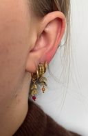 Stone Leaf - Oorbellen - Stainless Steel